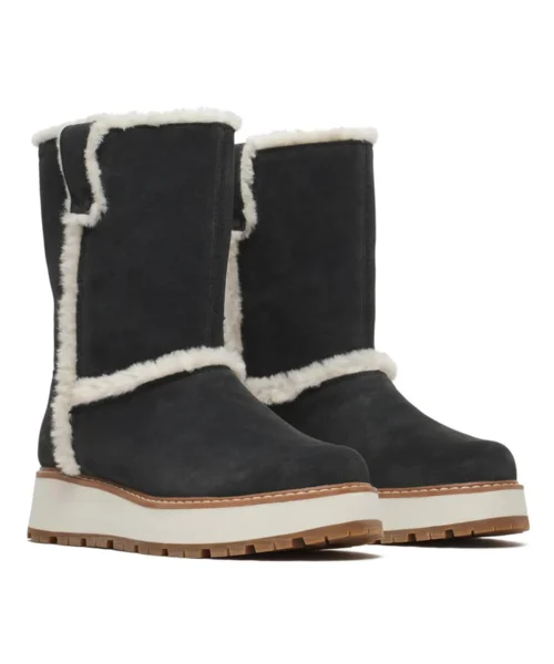 Merrell Women's Sugarloaf Pull-On Waterproof -naisten mokkanahkasaappaat kenkäapari edestä
