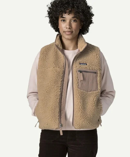 Patagonia Women's Classic Retro-X fleece-liivi Mallin päällä