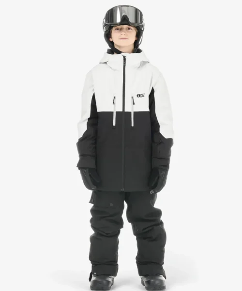 Picture Cossmo Jacket -lasten laskettelutakki Vapor Grey edestä