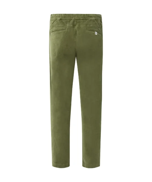 Picture Crusy Cord Pants -vakosamettihousut takaa - olivine