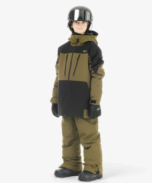 Picture Minikin Jacket -lasten laskettelutakki mallin päällä sivulta kokovartalokuva