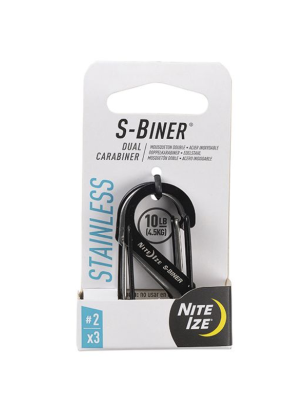 Nite Ize S-Biner Dual Carabiner #2, 3-Pack - Image 2