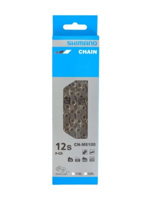 Shimano Cn-M8100 Chain, 126 L, 12-Speed