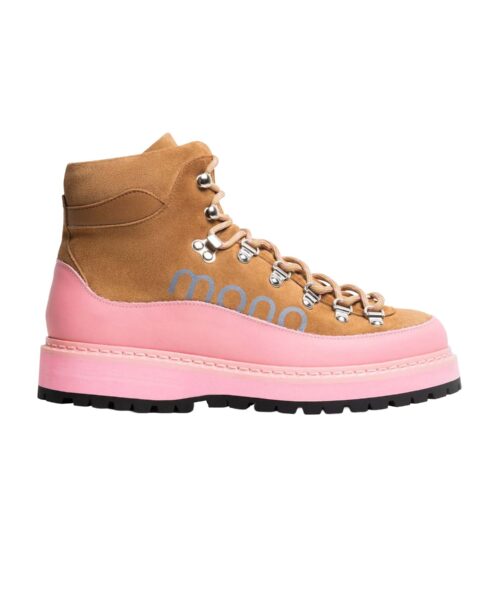 Vidda naisten mokkanahkasaapas - Cognac Pink - Side